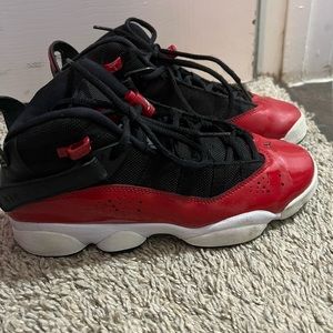 Red and Black Boys Jordans